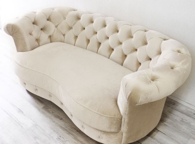 Classic Feve 2P Sofa (アイボリー)☆在庫わずか☆ インテリアショップkino