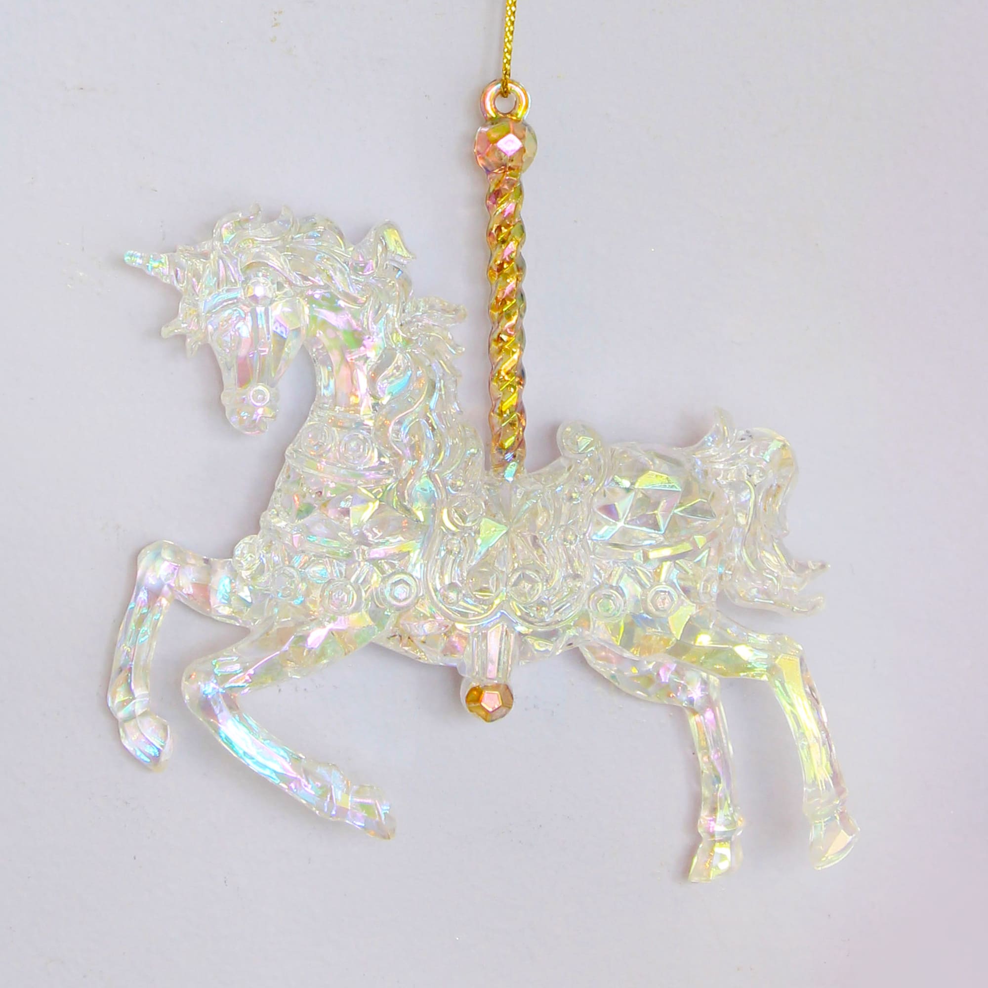 Unicorn Carousel Ornament - インテリアショップkino