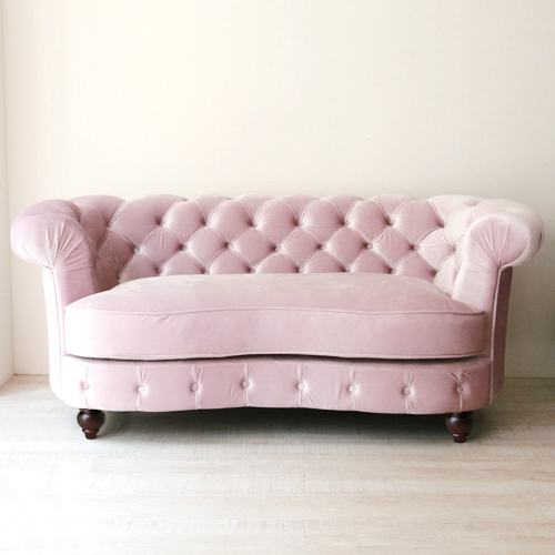 Classic Feve 2P Sofa (ペールピンク) - インテリアショップkino